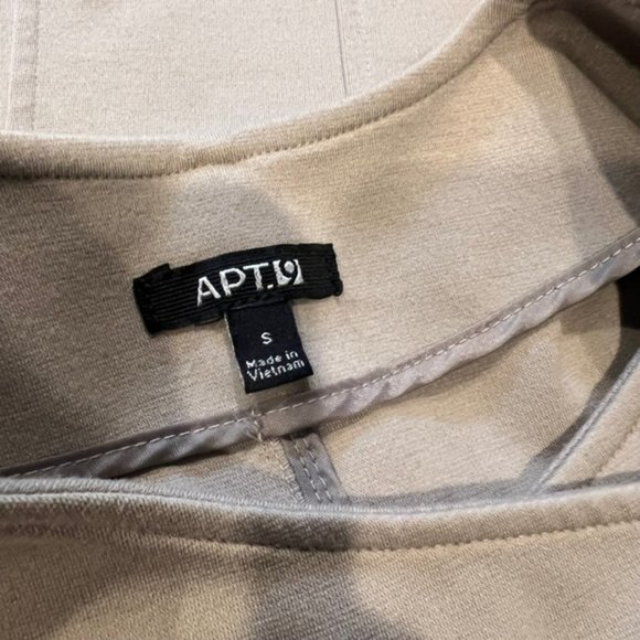 Apt. 9 Taupe Asymmetrical Zip Closure Jacket Size Small - Picture 8 of 8